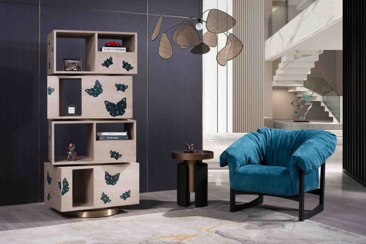 Swivel Bookcase and Biscotti Series Presented at 2025 Shanghai Furniture Fair